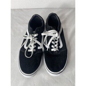 VANS‎ OFF THE WALL Men’s Size 7 OLD SKOOL Black Suede SKATE SNEAKERS 500714